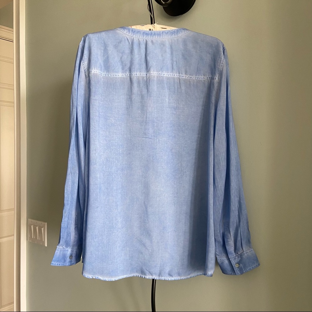 Chico's Pullover Button-Front Blouse - image 5